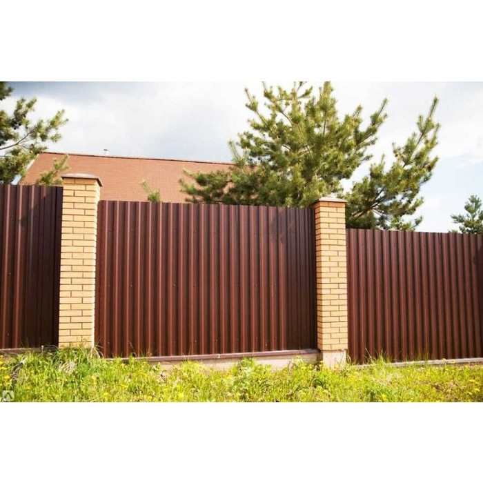 Профлист Металл Профиль МП20 0.5 Matt MP RAL 8017 Коричневый шоколад A фото 7