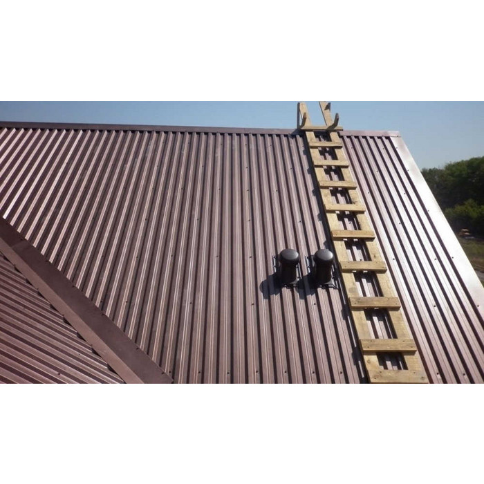 Профлист Металл Профиль МП20 0.5 Matt MP RAL 8017 Коричневый шоколад A фото 4