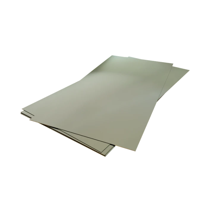 Плоский лист 0,45 Drap с пленкой RAL 7004 сигнальный серый