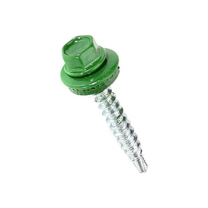 Саморез кровельный Daxmer 4,8х29 RAL 6027 (250) сверло №1
