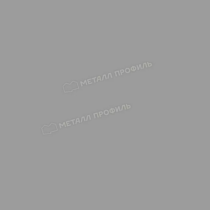 Планка конька плоского простая 145х145х2000 (ПЭ-01-9006-0.45)