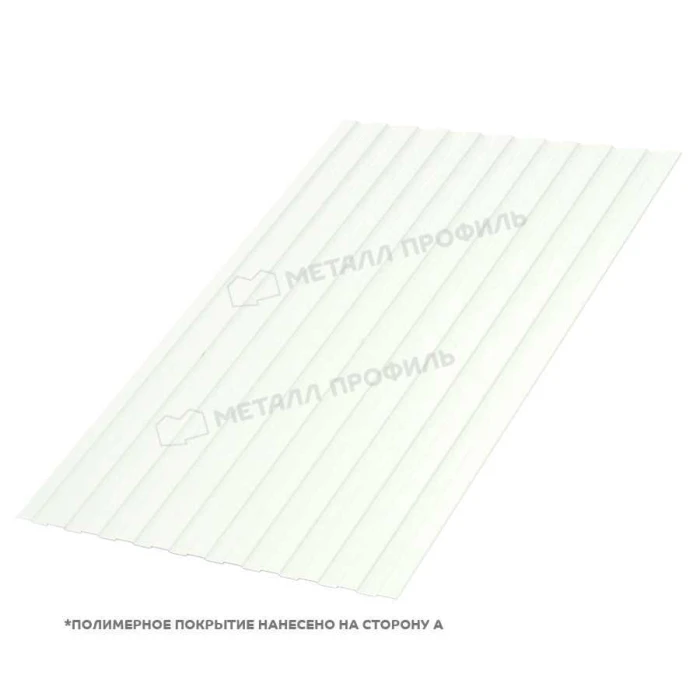 Профлист Металл Профиль C8 0.45 Полиэстер двусторонний RAL 9003 Белый A